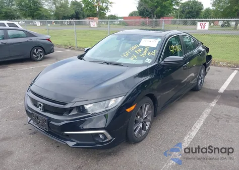 2020 Honda Civic Ex z USA, uszkodzony, nr VIN 19XFC1F35LE220349